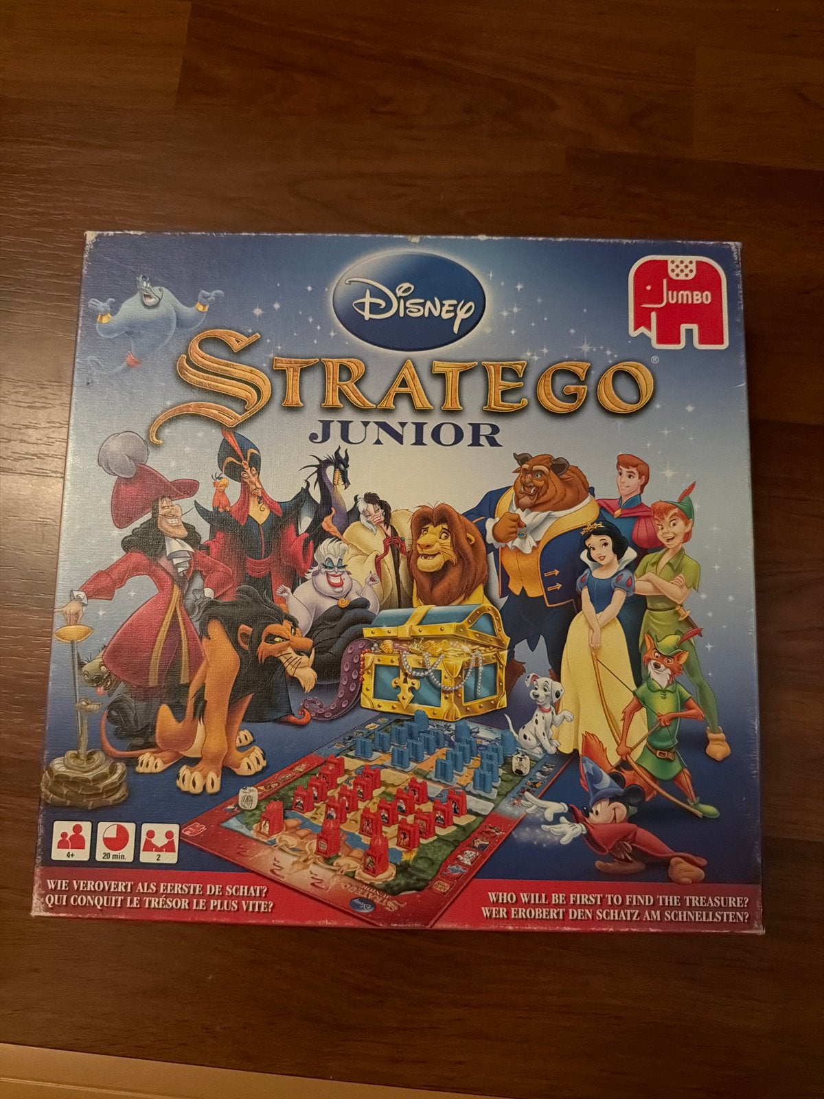 Disney Stratego Junior Bordspel - Jumbo, Een of twee spelers, Ophalen of Verzenden, Gebruikt