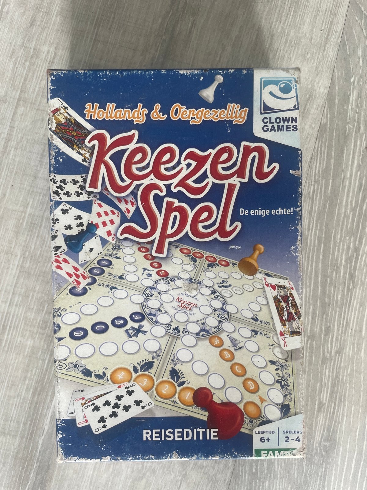 Keezen Spel Reiseditie - Hollands & Oergezellig, Hobby en Vrije tijd, Drie of vier spelers, Ophalen of Verzenden, Gebruikt, Reisspel