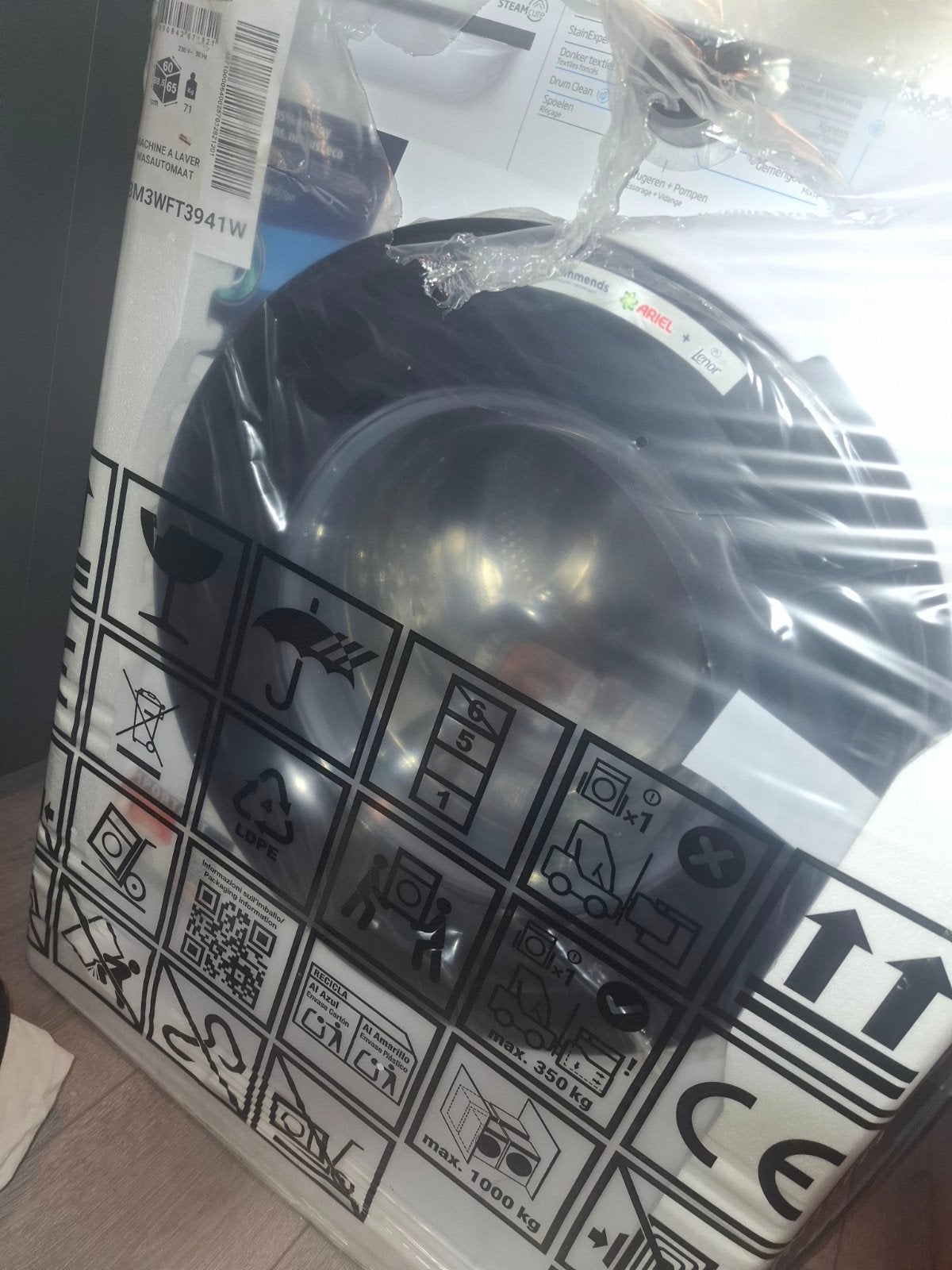 Beko 9KG BM3WFT3941W Wasmachine - Nieuw in verpakking, Witgoed en Apparatuur, Ophalen, 1200 tot 1600 toeren, 8 tot 10 kg, Nieuw