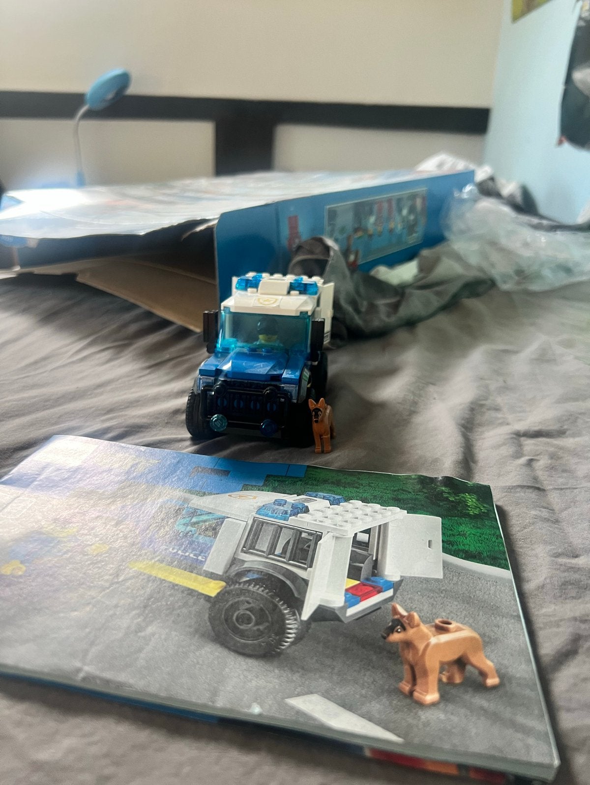 LEGO City Politie Mobiele Commando Eenheid 60139 met doos, City, Lego, Ophalen of Verzenden, Zo goed als nieuw