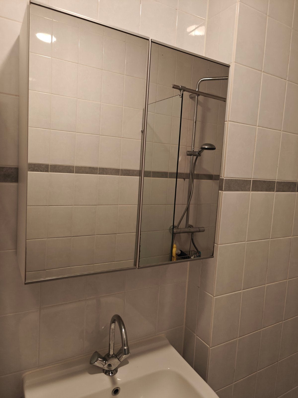 IKEA Spiegelkast voor in de badkamer, Ophalen, 50 tot 100 cm, Minder dan 25 cm, Minder dan 100 cm