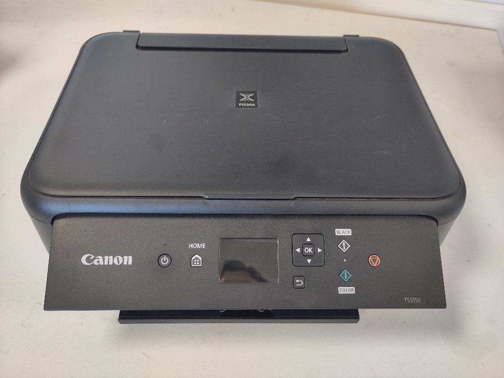Canon Pixma TS5150, printer en scanner, Computers en Software, Printers, Kleur printen, Inkjetprinter, All-in-one, Zo goed als nieuw