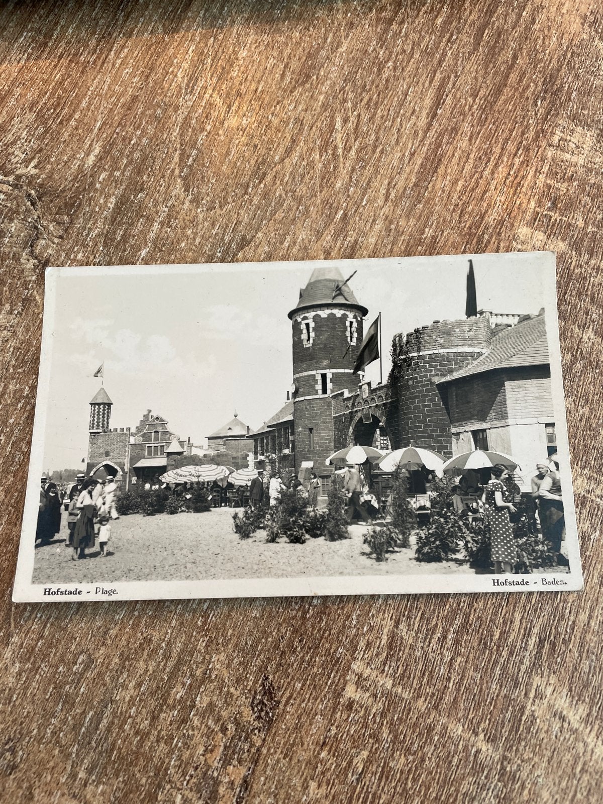 Oude Ansichtkaart Hofstade Plage - Baden, Ophalen of Verzenden, Ongelopen