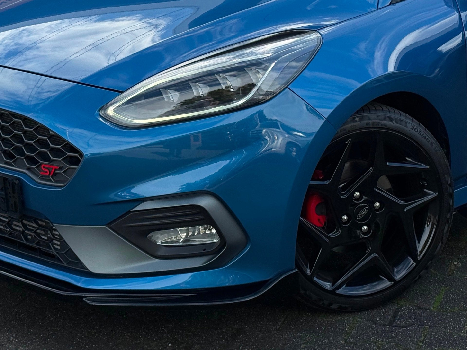 Ford Fiesta Ford Fiesta 1.5 200PK ST-3 PERF PANO/MAXTON/STLV, Voorwielaandrijving, Stof, Zwart, 1188 kg