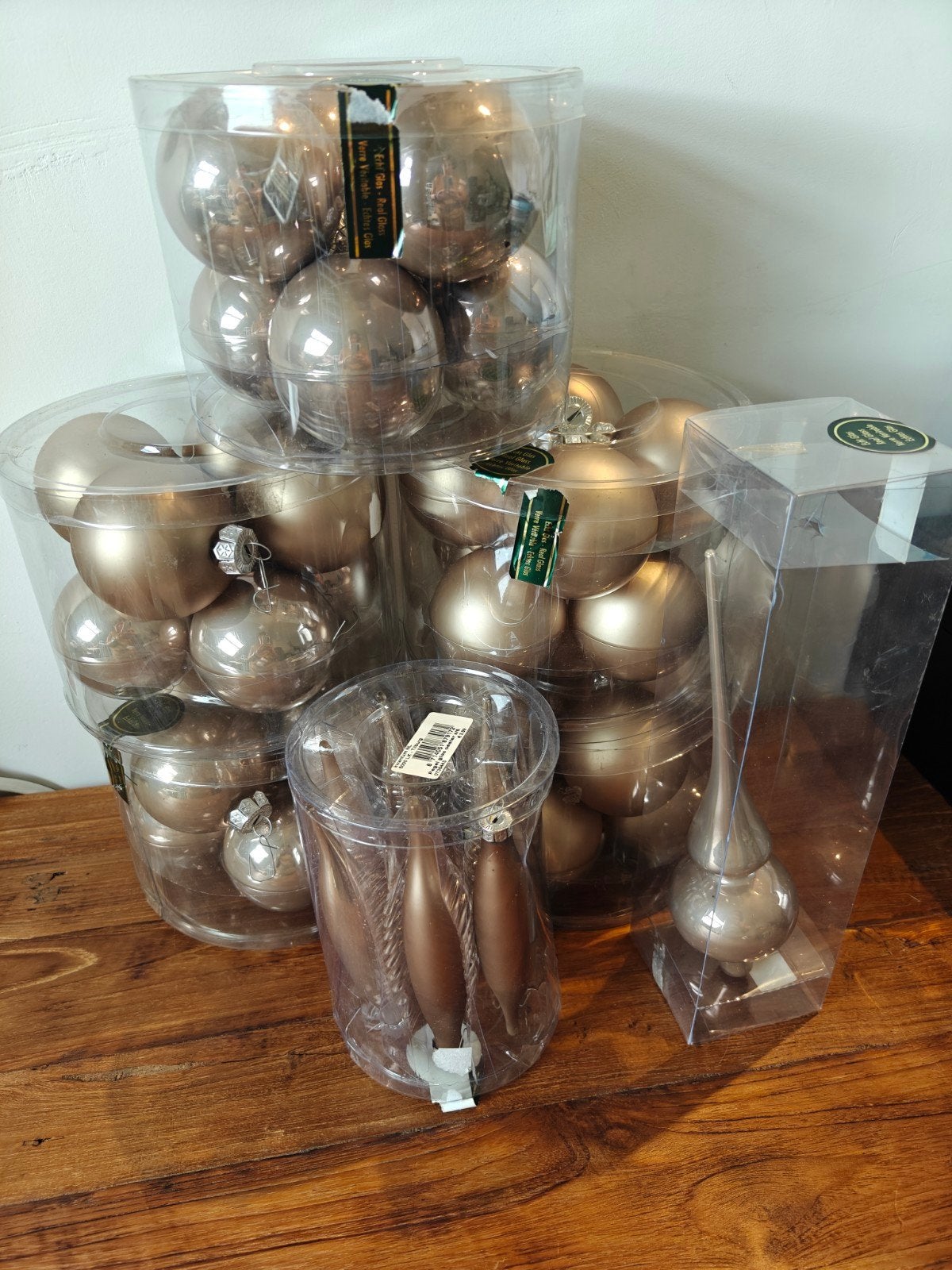 Kerstballen, Ophalen
