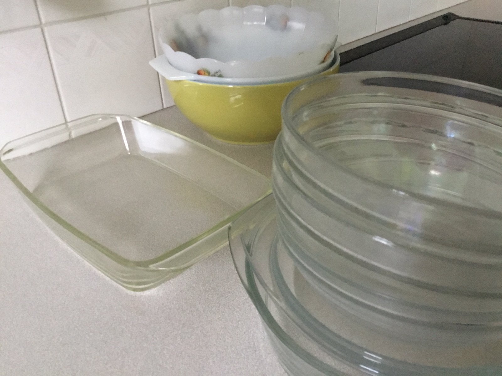 Schalen voor de oven  enz, Ophalen, Zo goed als nieuw, Rond