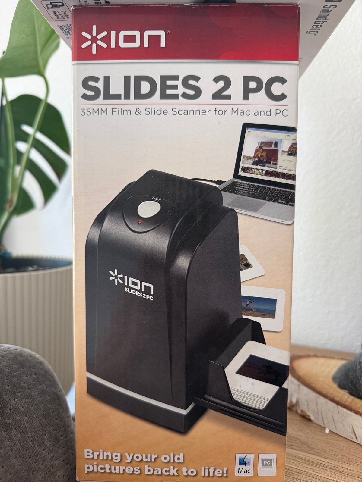 ION Slides 2 PC – 35mm Film & Dia Scanner, Computers en Software, Scanners, Zo goed als nieuw, Ophalen of Verzenden