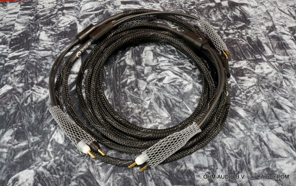 Ansuz Speakz POM, Luidsprekerkabel 4.0 Meter, Occasion, Ophalen of Verzenden, Zo goed als nieuw, 2 tot 5 meter, Luidsprekerkabel