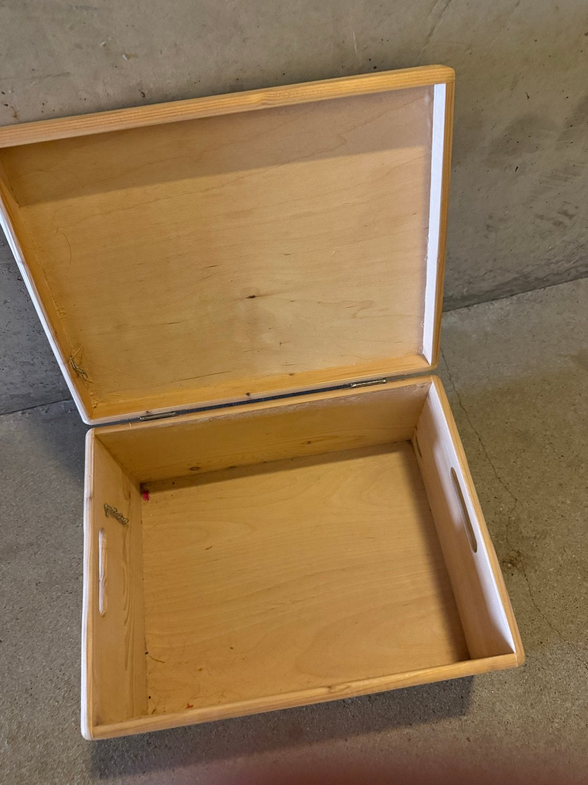 Houten opbergkist met deksel, Ophalen, Gebruikt, 50 tot 100 cm, 5 – 50