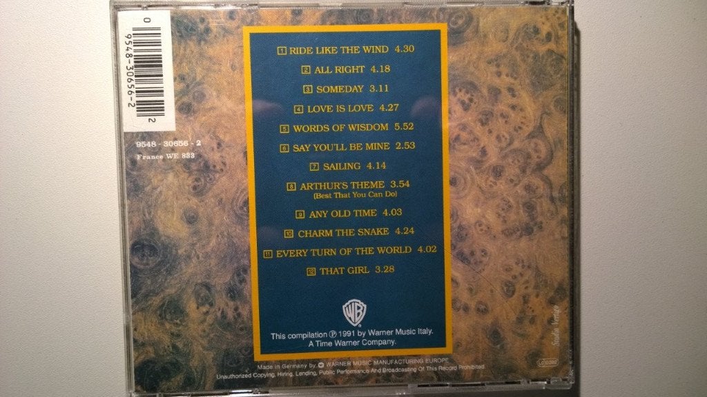 Christopher Cross - The Best Of Christopher Cross, Ophalen of Verzenden, Zo goed als nieuw
