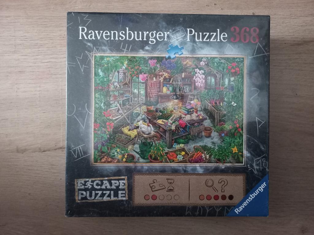 Ravensburger Escape - The Greenhouse - NEW, Ophalen of Verzenden, 500 t/m 1500 stukjes, Zo goed als nieuw
