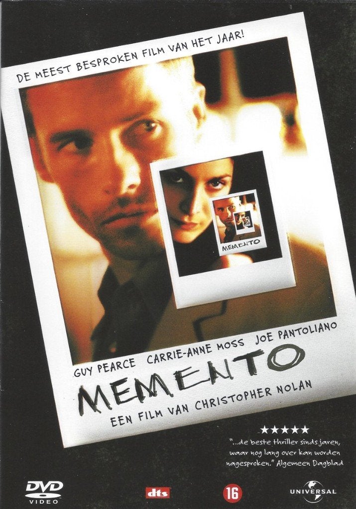 DVD Memento (Christopher Nolan, Joe Pantoliano), Vanaf 16 jaar, Ophalen of Verzenden, Zo goed als nieuw, Overige gebieden