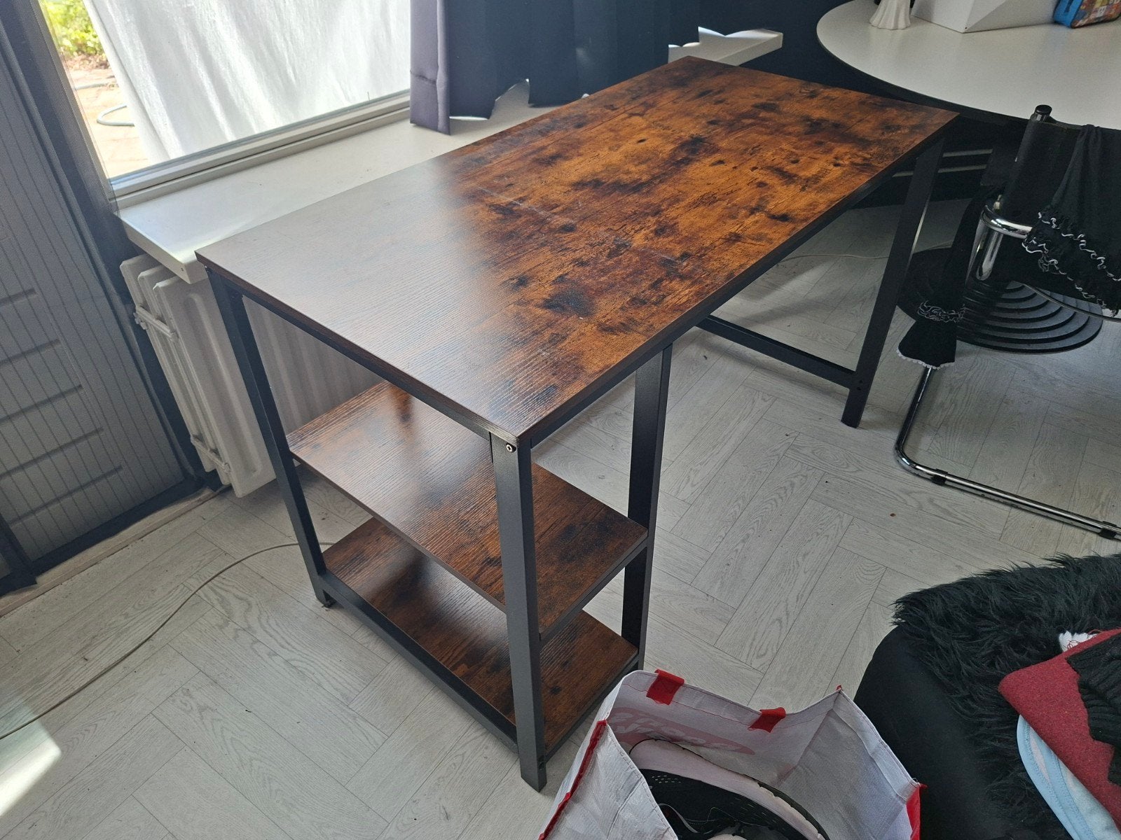 Bureau - Hout-Look - 120x60x75cm, Ophalen, Opbergruimte, 120 cm, Hout