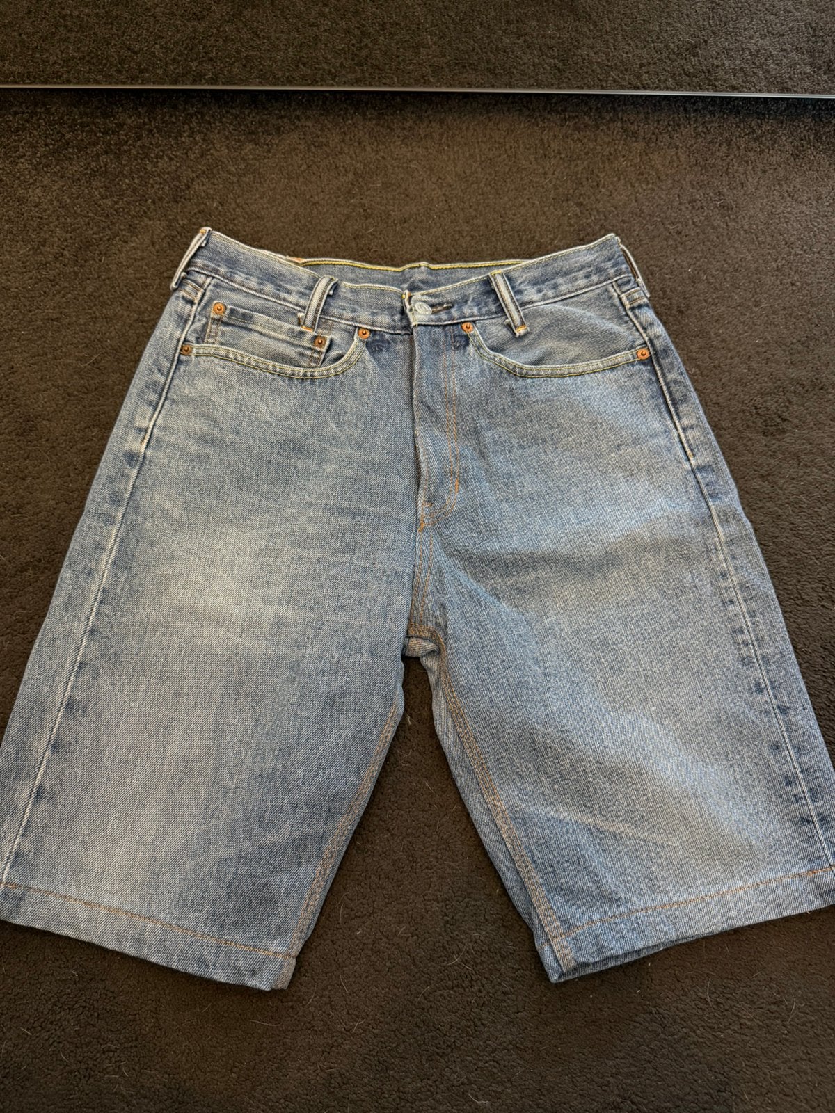Korte spijkerbroek Levi’s blauw W38 L32, Ophalen of Verzenden, Zo goed als nieuw, Blauw, W36 - W38 (confectie 52/54)