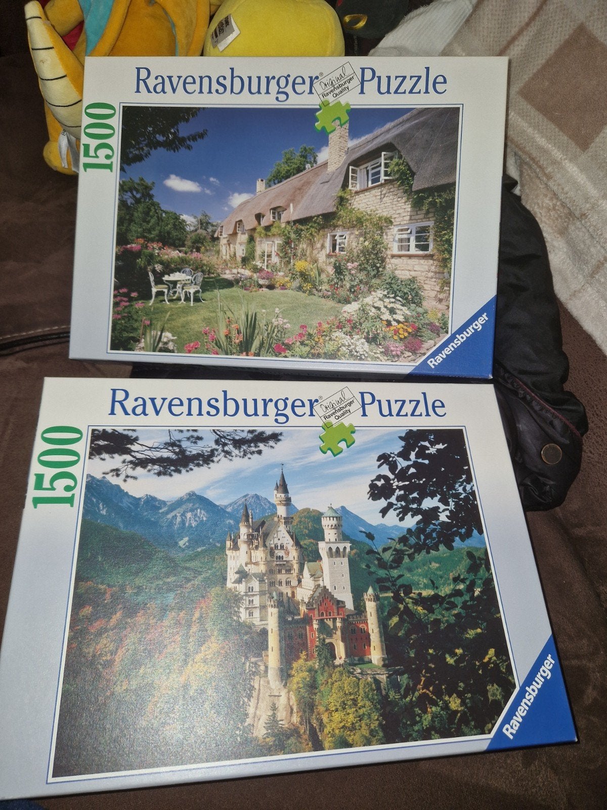 2 Klassieke Ravensburger Puzzels 1500 Stukjes, Ophalen of Verzenden, 500 t/m 1500 stukjes