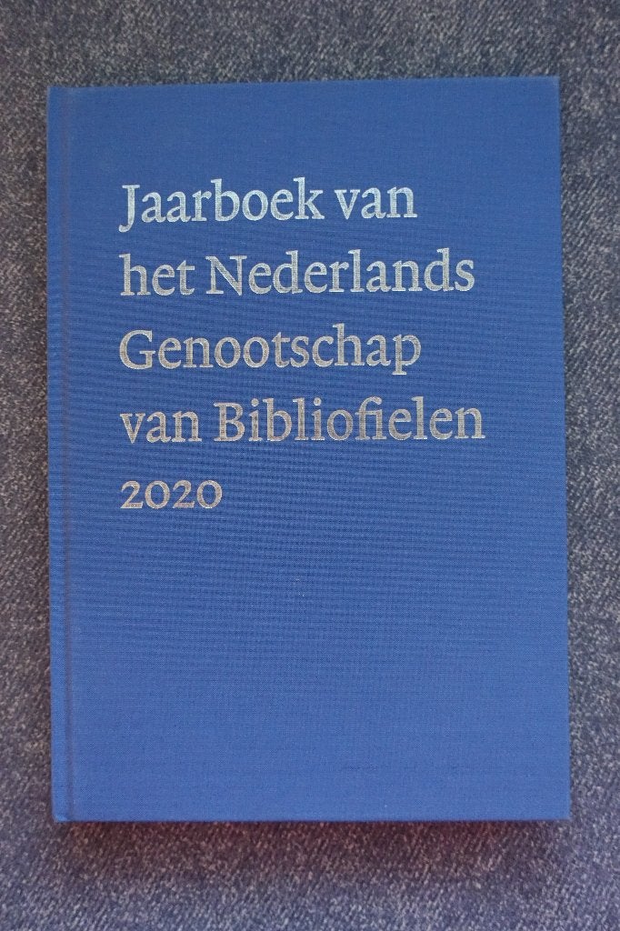 Nederlands Genootschap van Bibliofielen jaarboek 2020 XXVIII, Ophalen of Verzenden, 20e eeuw of later, Nieuw