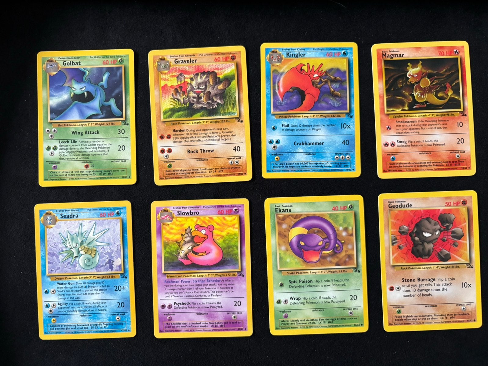 Fossil exc/NM kaarten - €1 per stuk, Ophalen of Verzenden, Zo goed als nieuw, Meerdere kaarten