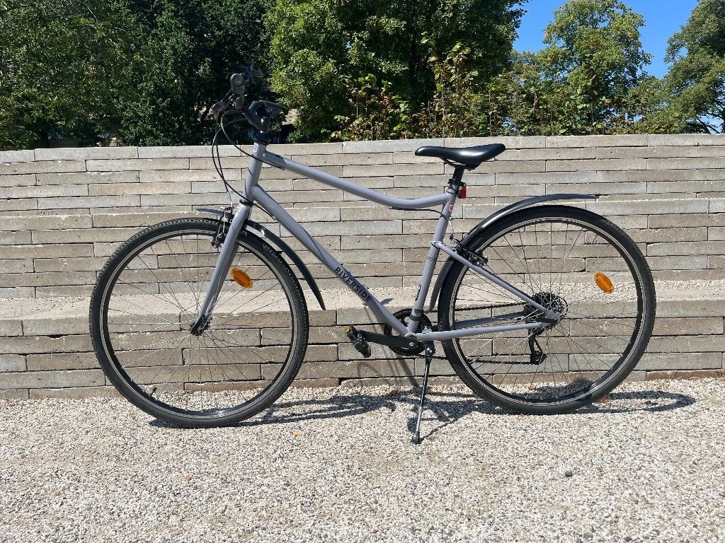 Riverside Fiets grijs, maat L – incl. standaard & spatborden, Gebruikt, Ophalen, Overige merken, Minder dan 10 versnellingen