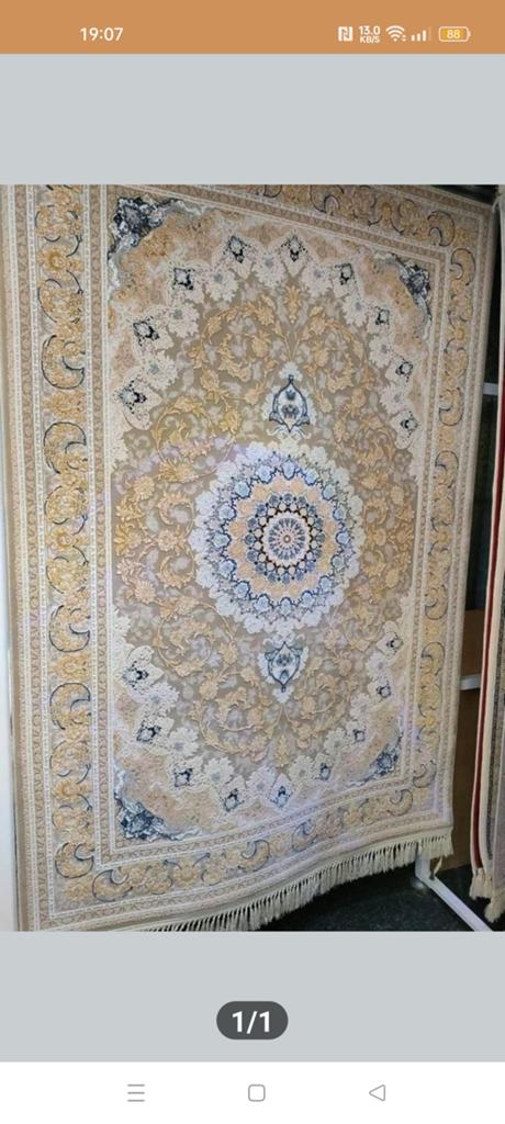 Nieuw Perzisch tapijt Savin Nafis - 150x225 cm, Beige, 150 tot 200 cm, Ophalen of Verzenden, Rechthoekig