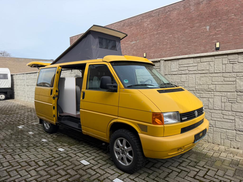 Vw transporter t4 camper 2.5 turbo, Caravans en Kamperen, Campers, Buscamper of Camperbus, Volkswagen, Tot en met 2, Particulier