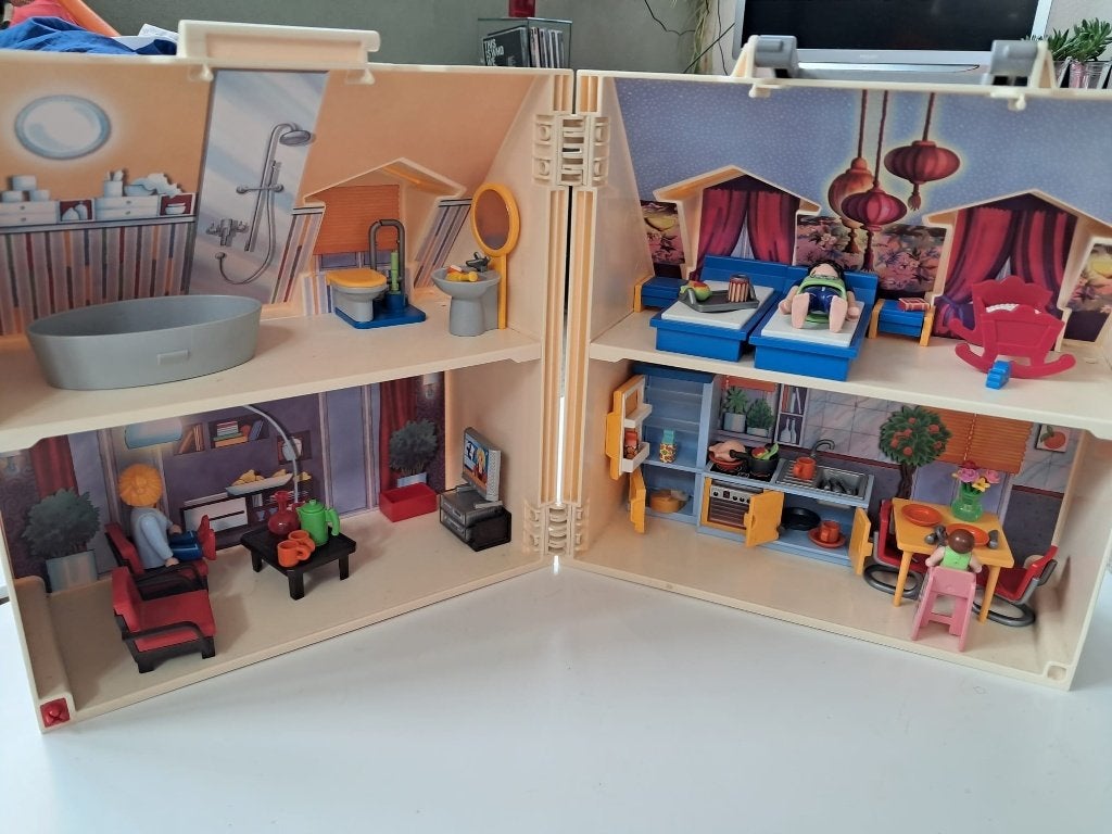 Huis voor de Playmobils, Ophalen, Gebruikt, Gebouw, Complete set