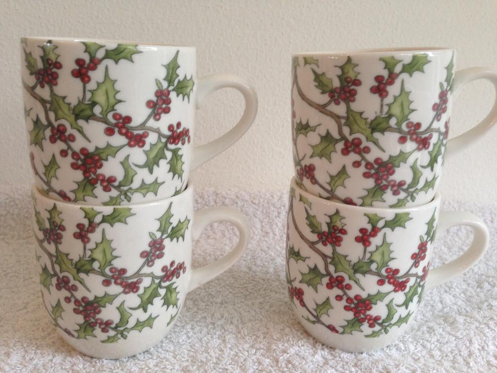 🎄4 Senseo JET by ter STEEGE mokjes KERST HULST., Huis en Inrichting, Keuken | Servies, Nieuw, Ophalen of Verzenden, Overige stijlen