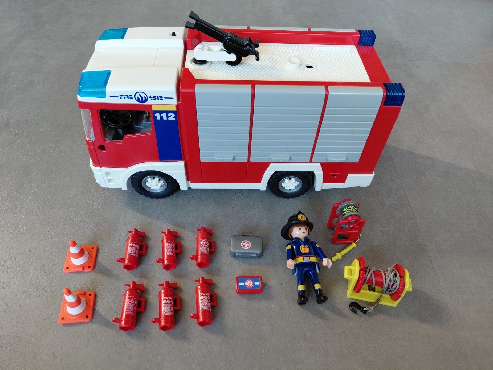 Playmobil brandweerauto, Ophalen of Verzenden, Gebruikt, Voertuig