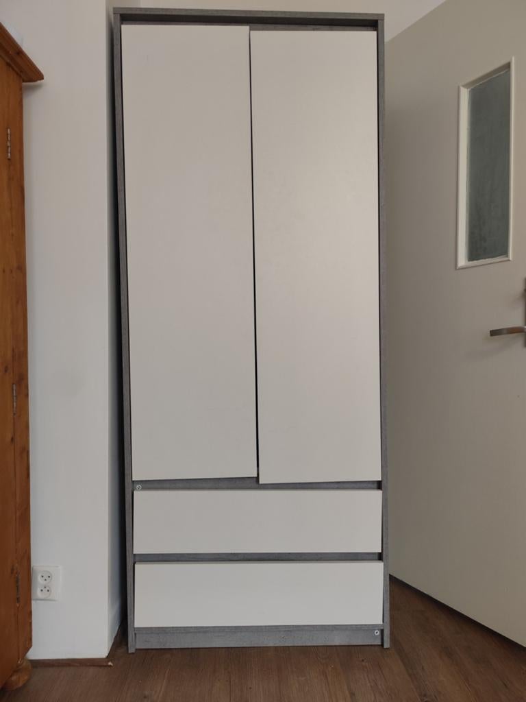 Jysk Billund Kledingkast 80x193 cm, Gebruikt, 50 tot 100 cm, 150 tot 200 cm, 50 tot 75 cm