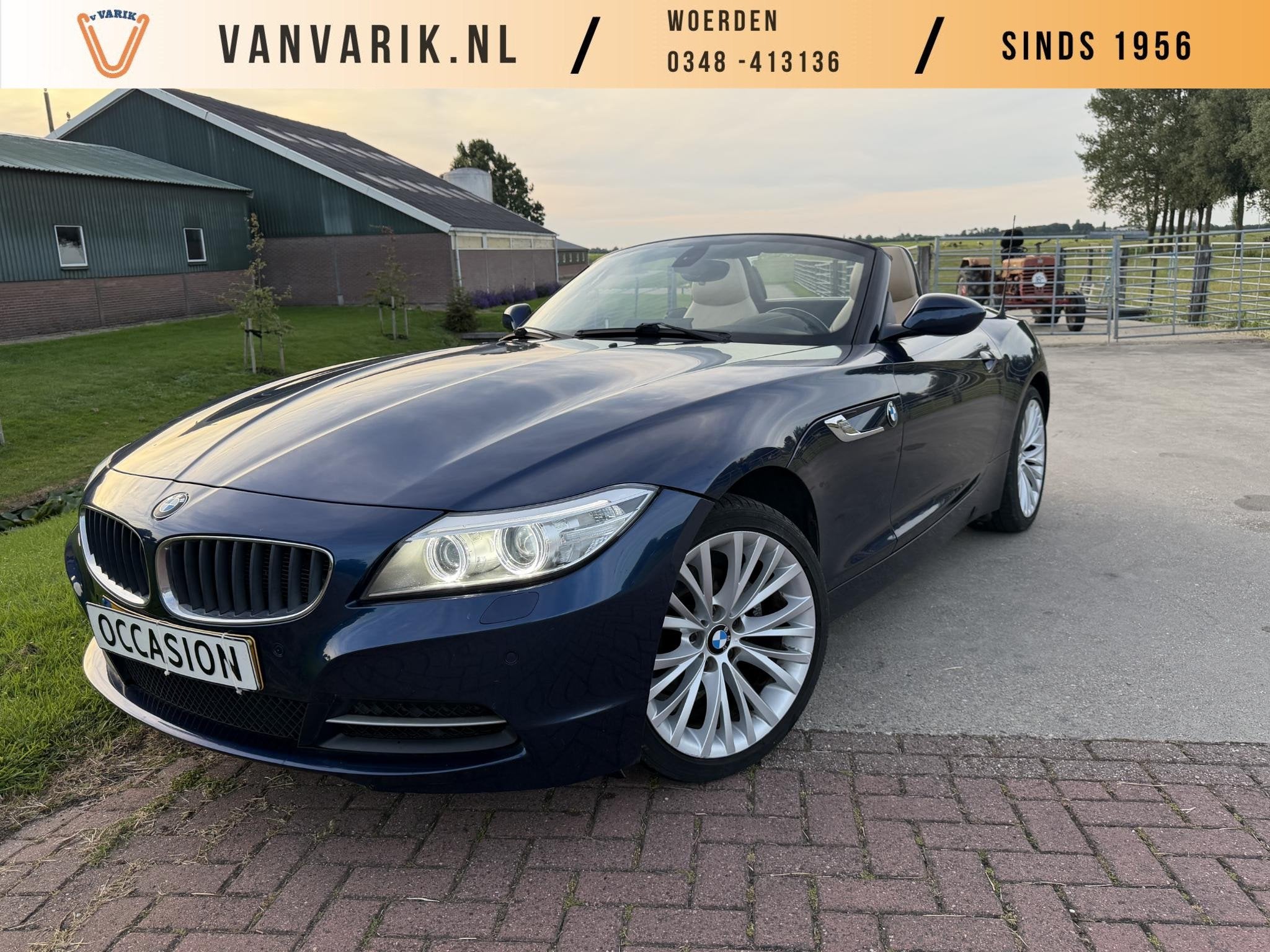 BMW Z4 Roadster sDrive18i LEER | CRUISE | NL-AUTO | LED | KE, Auto's, BMW, Gebruikt, Cabriolet, Blauw, Origineel Nederlands