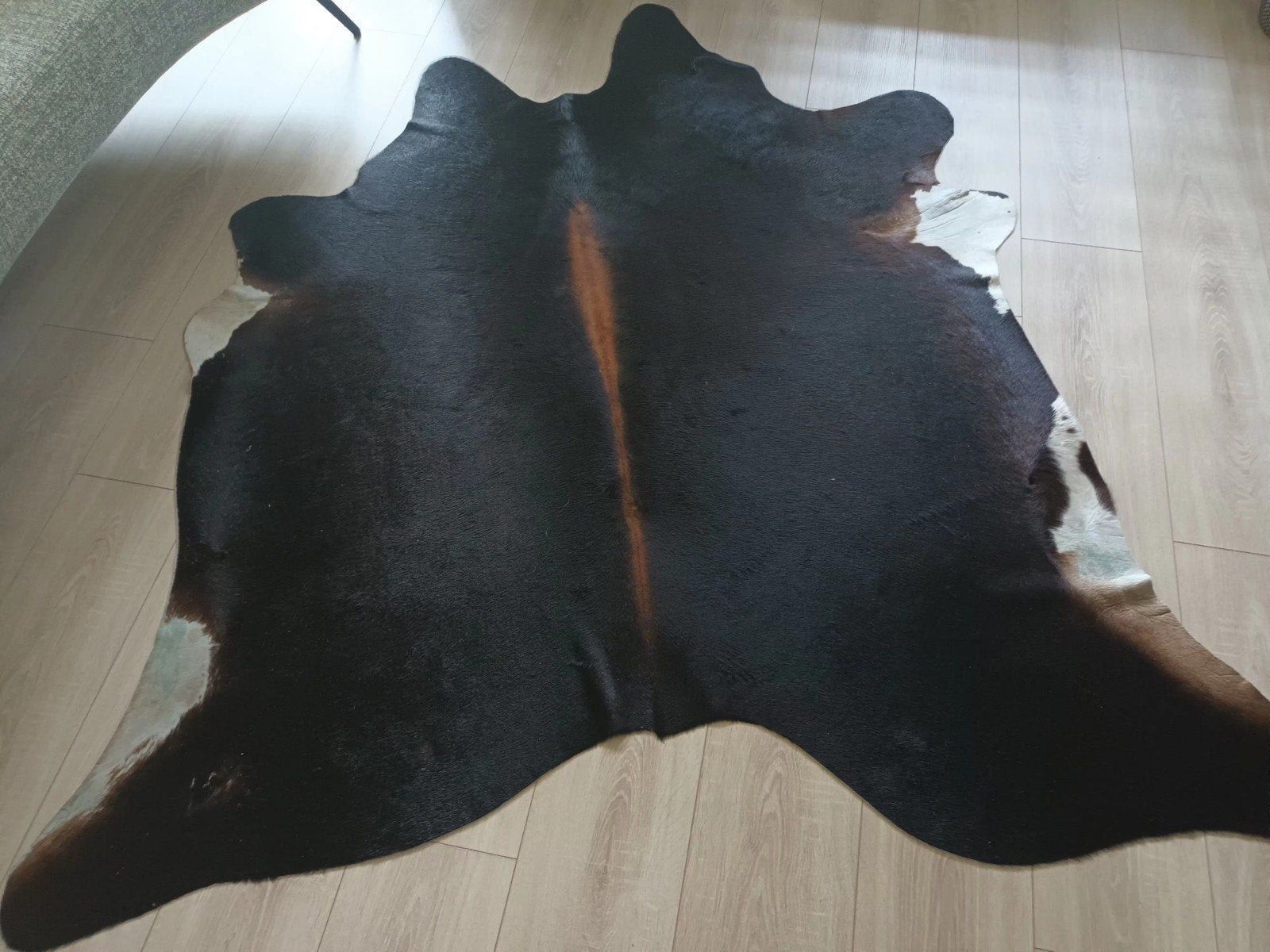 Koeienhuid, Bruin, 200 cm of meer, Ophalen of Verzenden, Zo goed als nieuw