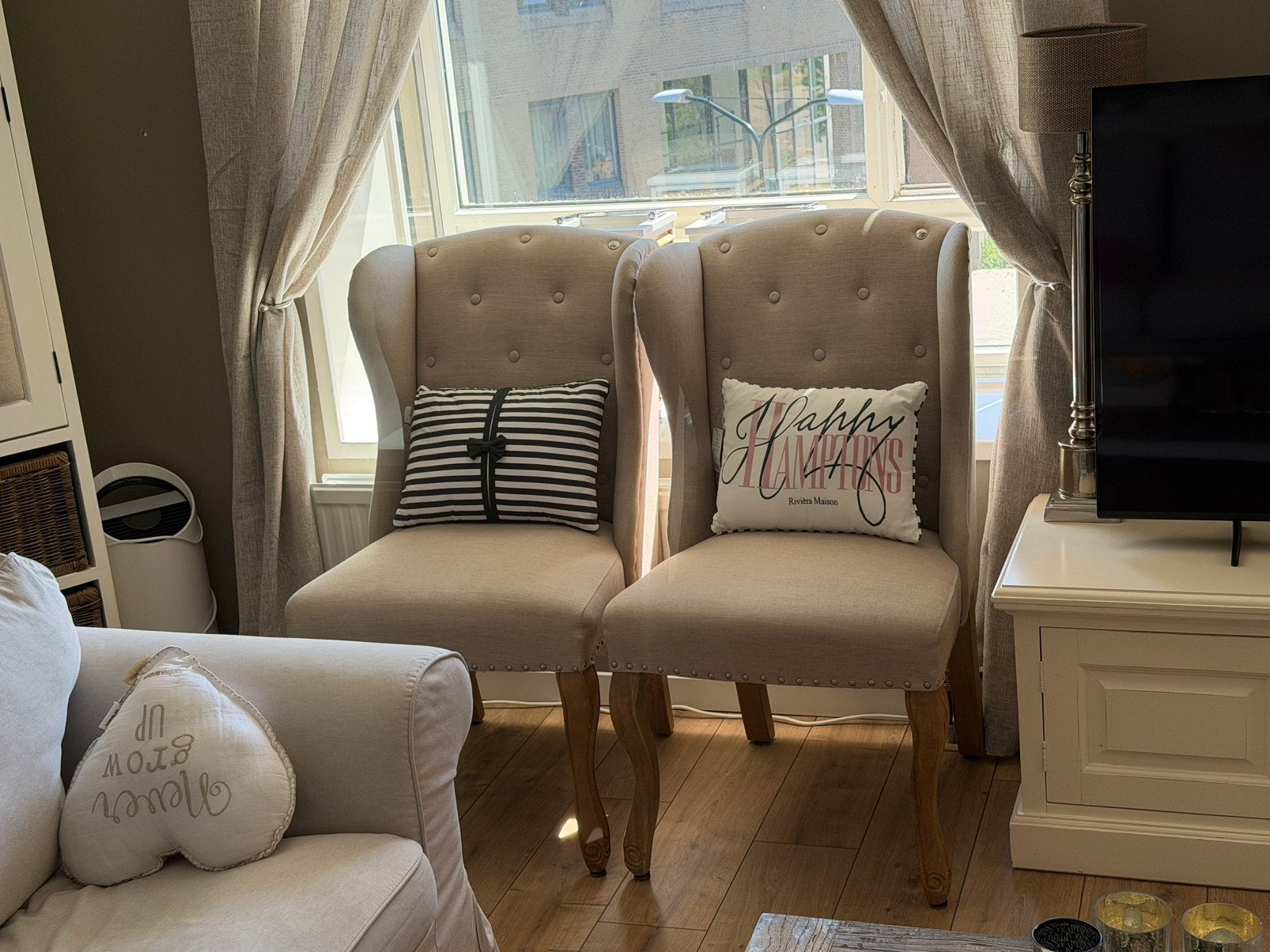 Riviera Maison Keith stoelen, Huis en Inrichting, Ophalen, Twee, Overige kleuren, Landelijk