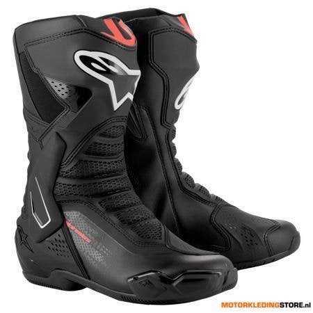 Alpinestars SMX-6 V3 Motorlaarzen, Zwart-Rood-Fluor, Motoren, Ophalen of Verzenden, Nieuw met kaartje