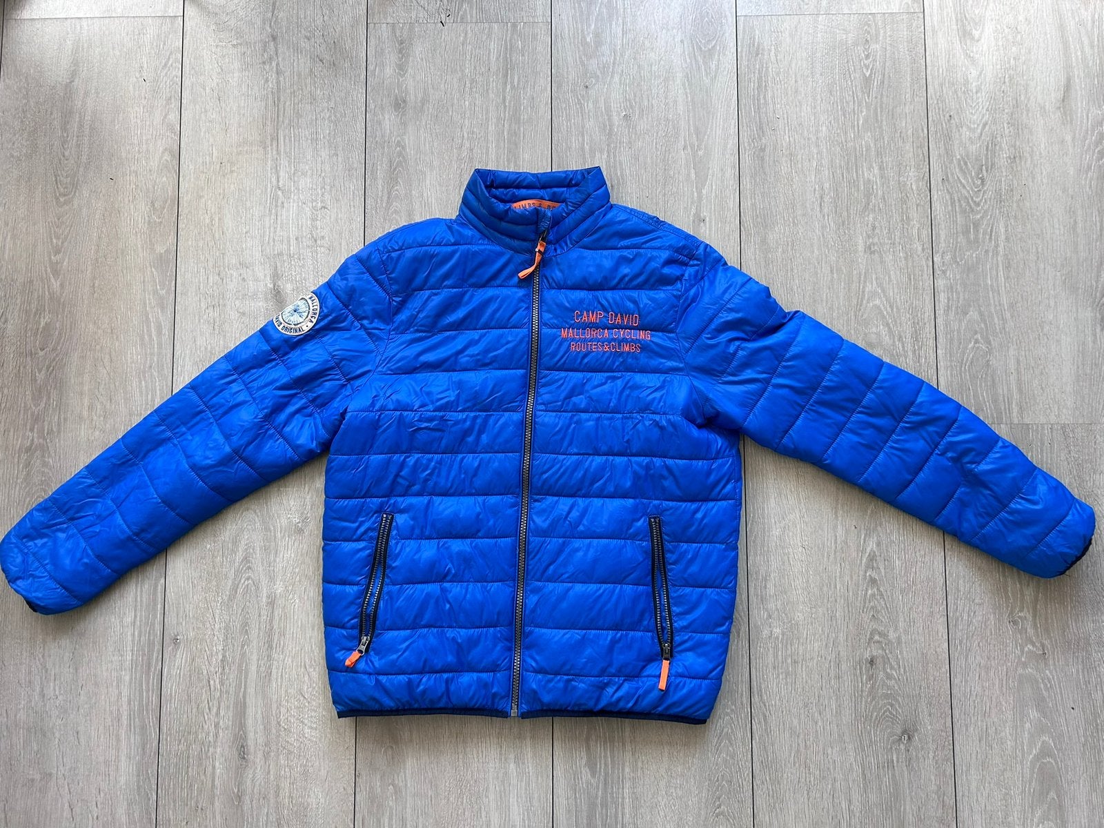 Camp David blauwe jas. Windstopper., Ophalen of Verzenden, Zo goed als nieuw, Maat 56/58 (XL), Blauw