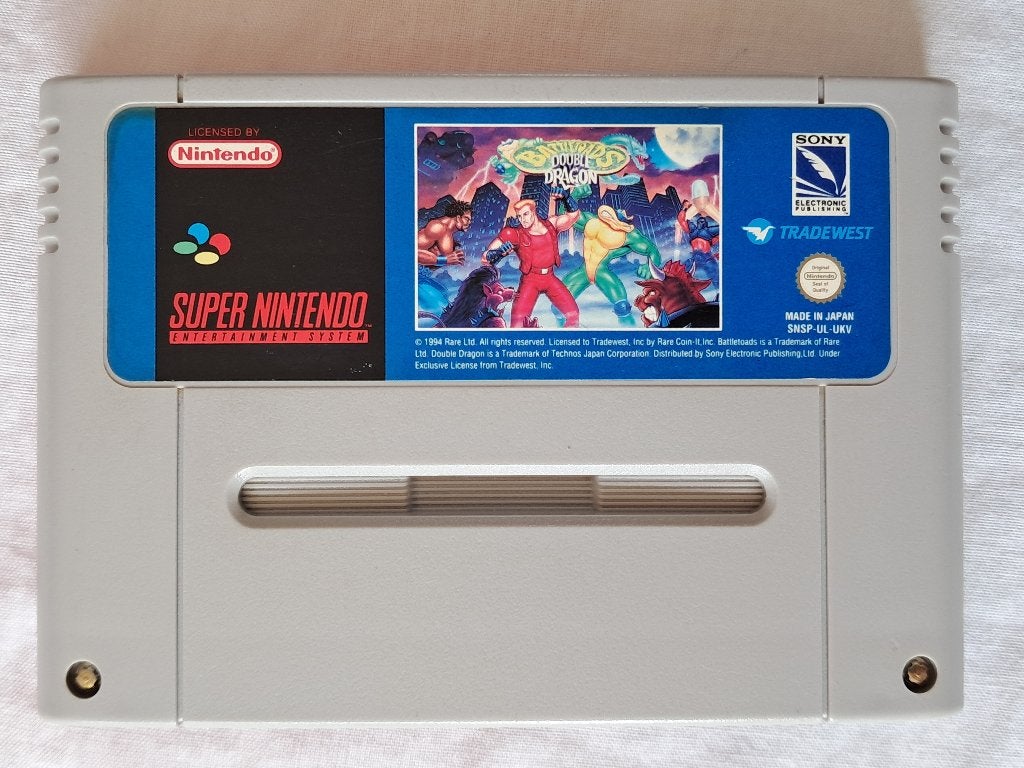 Battletoads & Double Dragon - Super Nintendo SNES, Spelcomputers en Games, Gebruikt, Vechten, Verzenden, 2 spelers