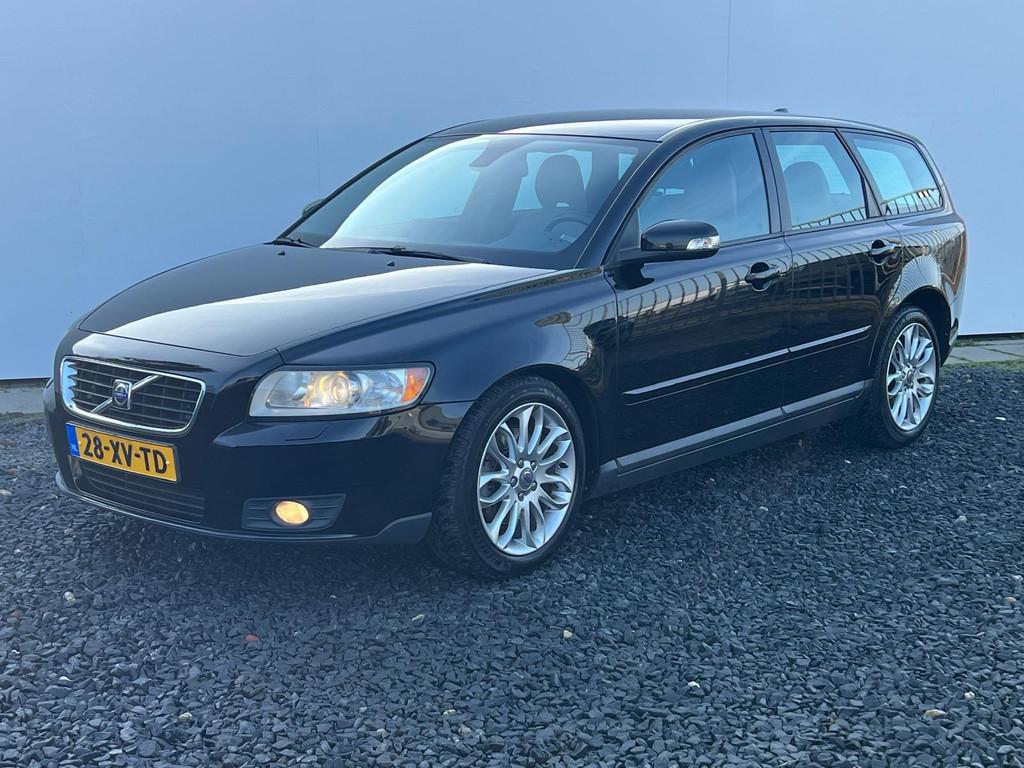 Volvo V50 2.4i Edition II Automaat, Auto's, Volvo, 12 maanden, Gebruikt, Zwart, 2435 cc
