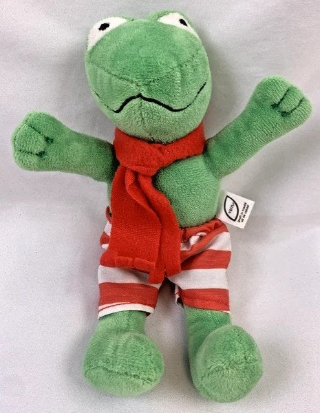 Max Velthuijs Kikker knuffel met gestreepte broek 20cm pop, Coolsingel 104, 3011 AG Rotterdam, Netherlands, Kikker, Groen, Overige merken