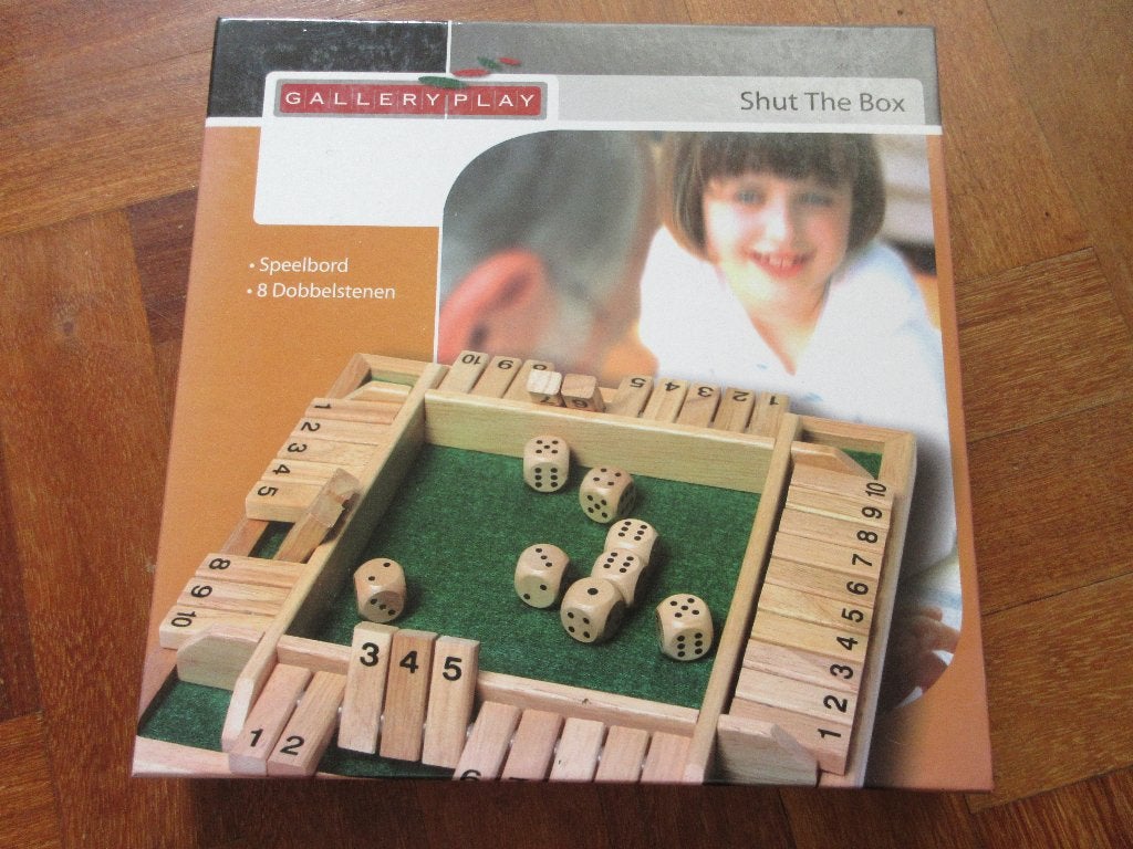Shut the box ( grote versie ), Kinderen en Baby's, Ophalen of Verzenden, Gebruikt, Puzzelen