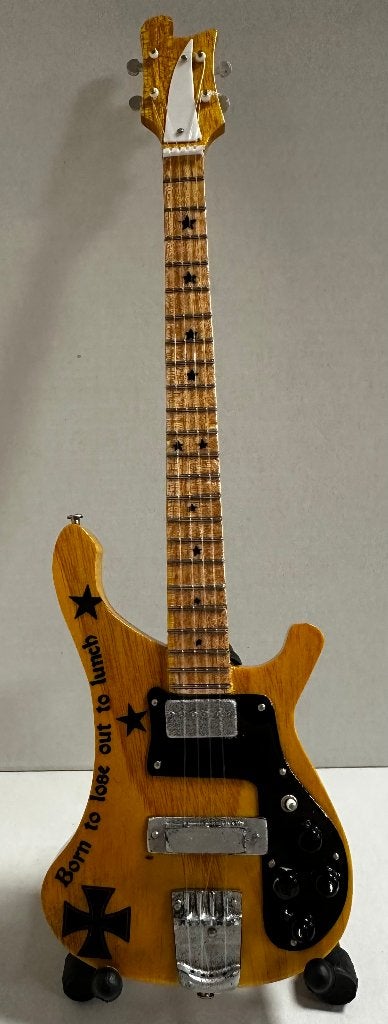 Lemmy Kilmster Motothead miniatuur gitaar 25cm mini guitar