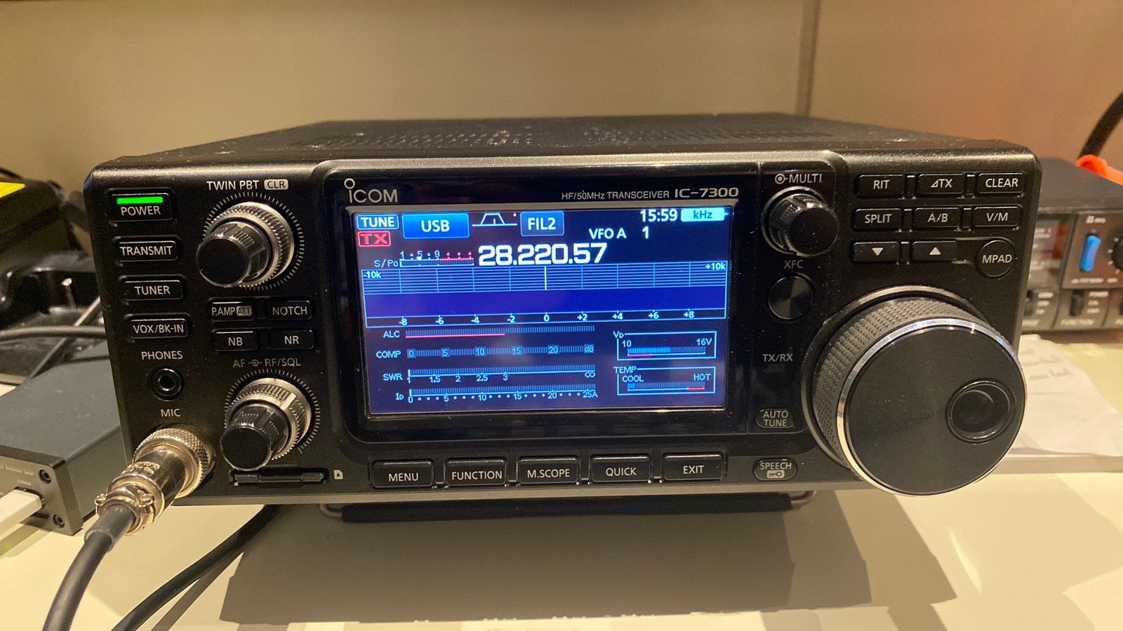 Te koop Icom 7300, Ophalen, Zo goed als nieuw