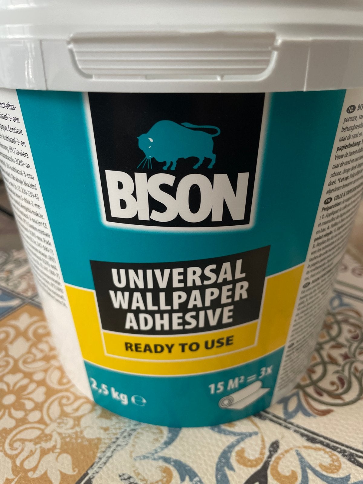 Bison Universele Behanglijm - Klaar voor gebruik, 2,5 kg, Minder dan 5 liter, Ophalen, Nieuw, Overige kleuren