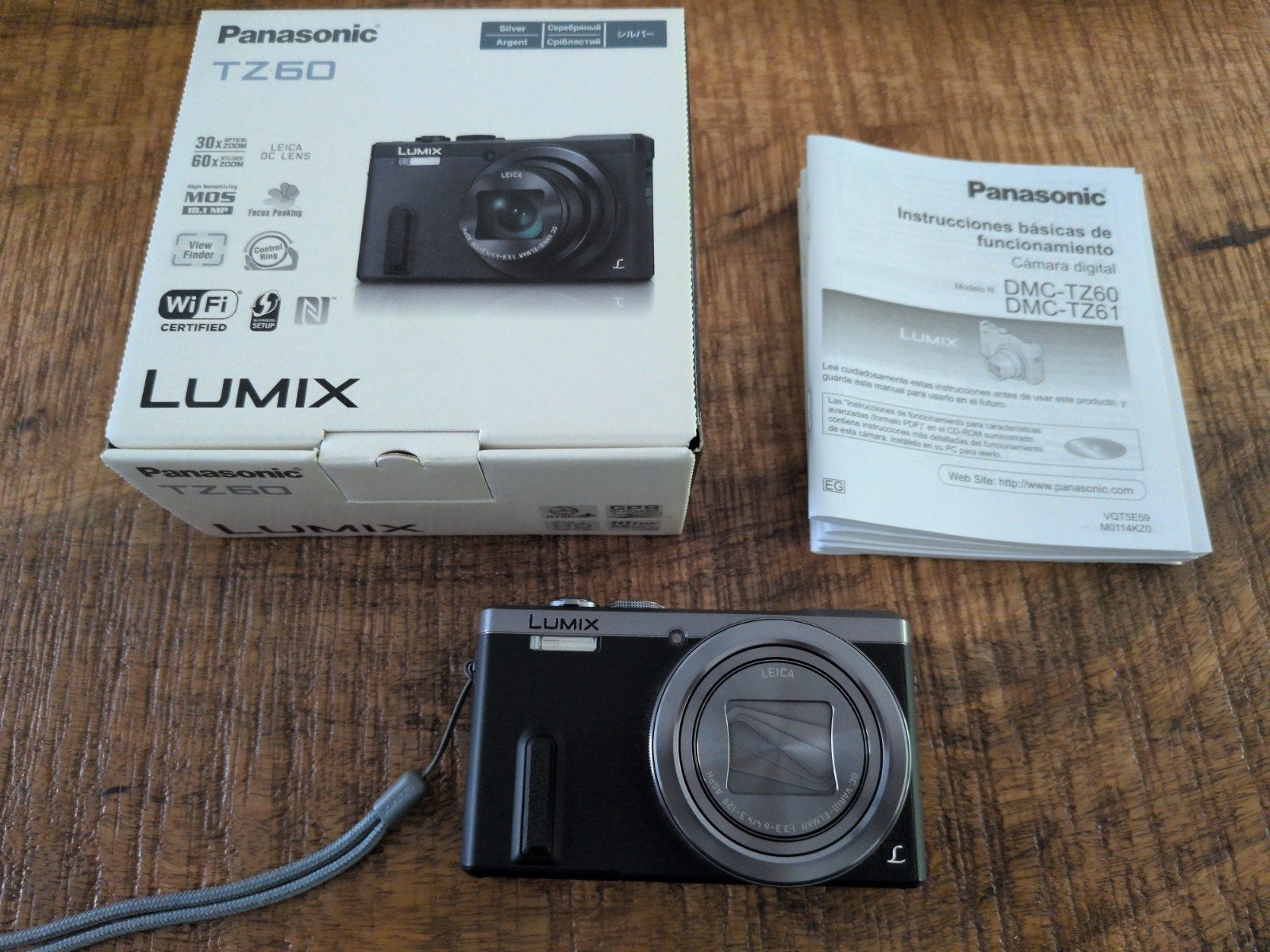 Panasonic Lumix TZ60 Compact Camera - Zo goed als nieuw, Ophalen of Verzenden, Zo goed als nieuw, Compact, 8 keer of meer