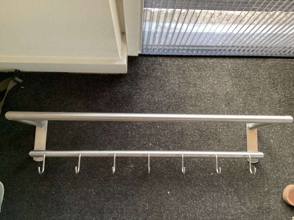Kapstok RVS, Zo goed als nieuw, Minder dan 100 cm, Metaal, Ophalen
