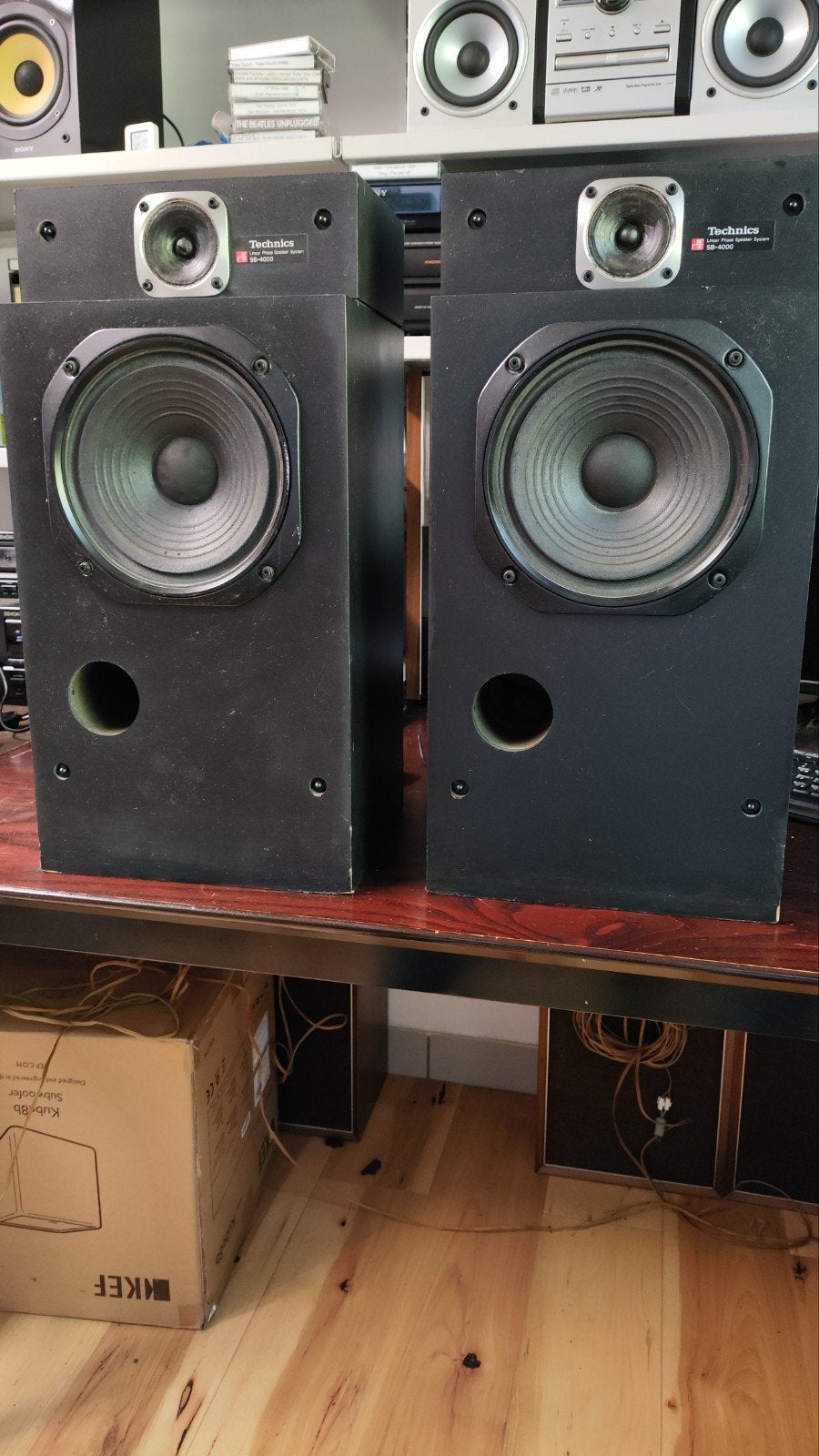 Technics SB-4000 Linear Phase Speaker System, Overige merken, Stereo speakers, Gebruikt, Ophalen of Verzenden
