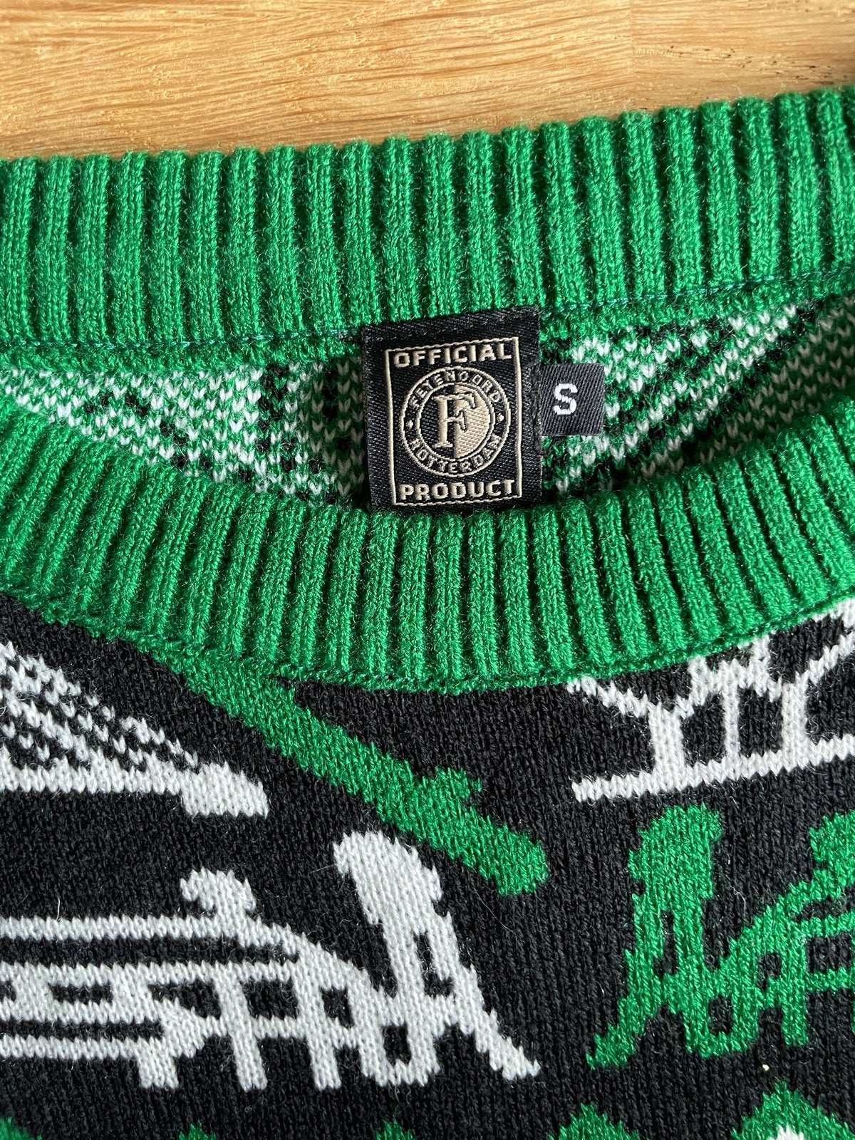 Feyenoord Kersttrui - maat S, Ophalen of Verzenden, Zo goed als nieuw, Maat 46 (S) of kleiner, Meerkleurig