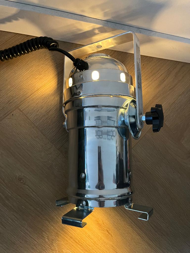 Podium lamp spot, Ophalen, Nieuw, Metaal of Aluminium, Plafondspot of Wandspot