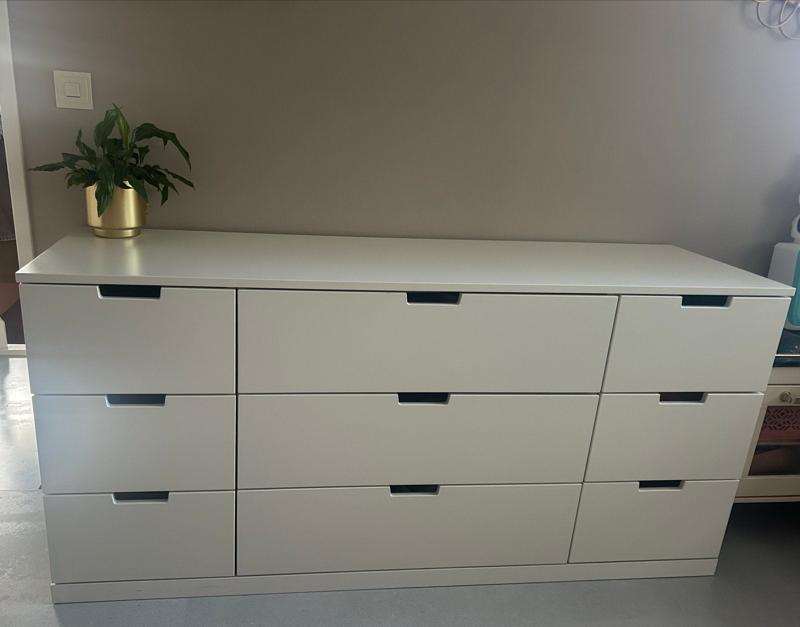 Ikea Nordli met 9 lades - Zo goed als nieuw, Ophalen, 5 laden of meer, Zo goed als nieuw, Minder dan 100 cm