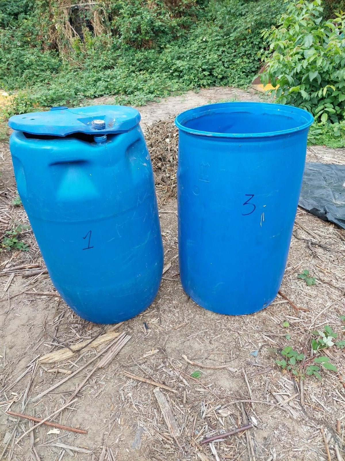 Regen tonnen. Gratis op te halen in Varsseveld., Tuin en Terras, Regentonnen, 150 liter of meer, Ophalen