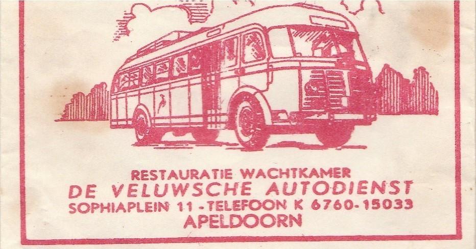 wachtkamer VAD De Veluwsche Autodienst Sophiaplein Apeldoorn, Verzamelen, Ophalen of Verzenden