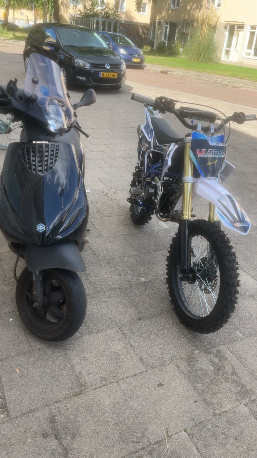 Piaggio Zip Scooter wok en Pitbike -Setprijs of los te koop, Ophalen, Gebruikt