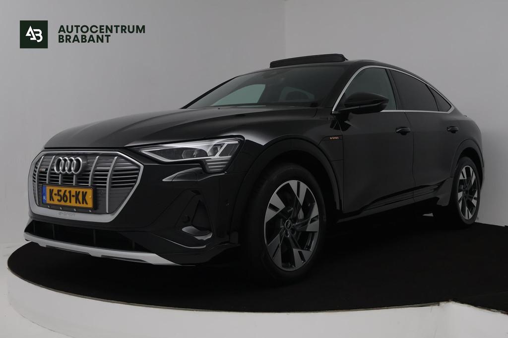 Audi E-tron Sportback 50 quattro S edition 71 kWh 93% SOH (P, Automaat, Zwart, 71 kWh, Zwart